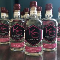 Davidson plum, muntrie and apple vodka